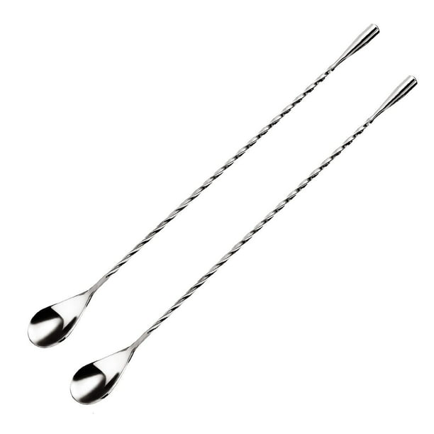 Home  Shaker Stirrer Long Handle Stainless Steel Mixing Stir Bar Cocktail Spoon